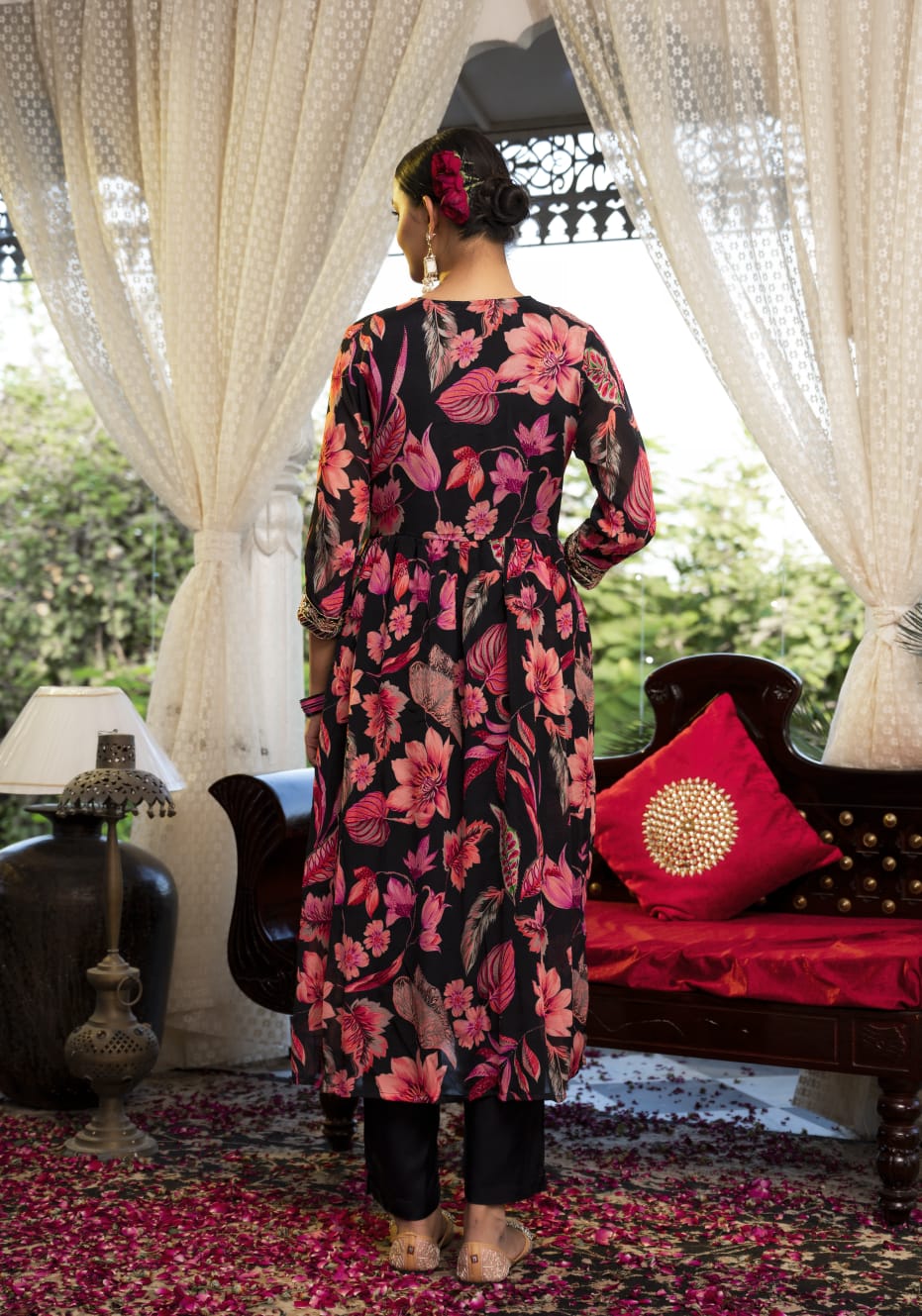 Premium Chinnon Digital Printed Suits K1114