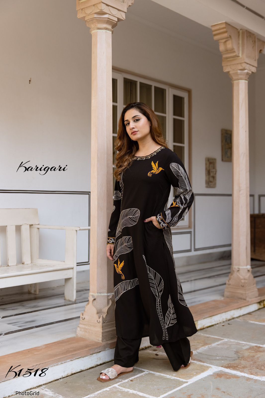 karigari by Dkh k1518 Premium German rayon 2 pc
