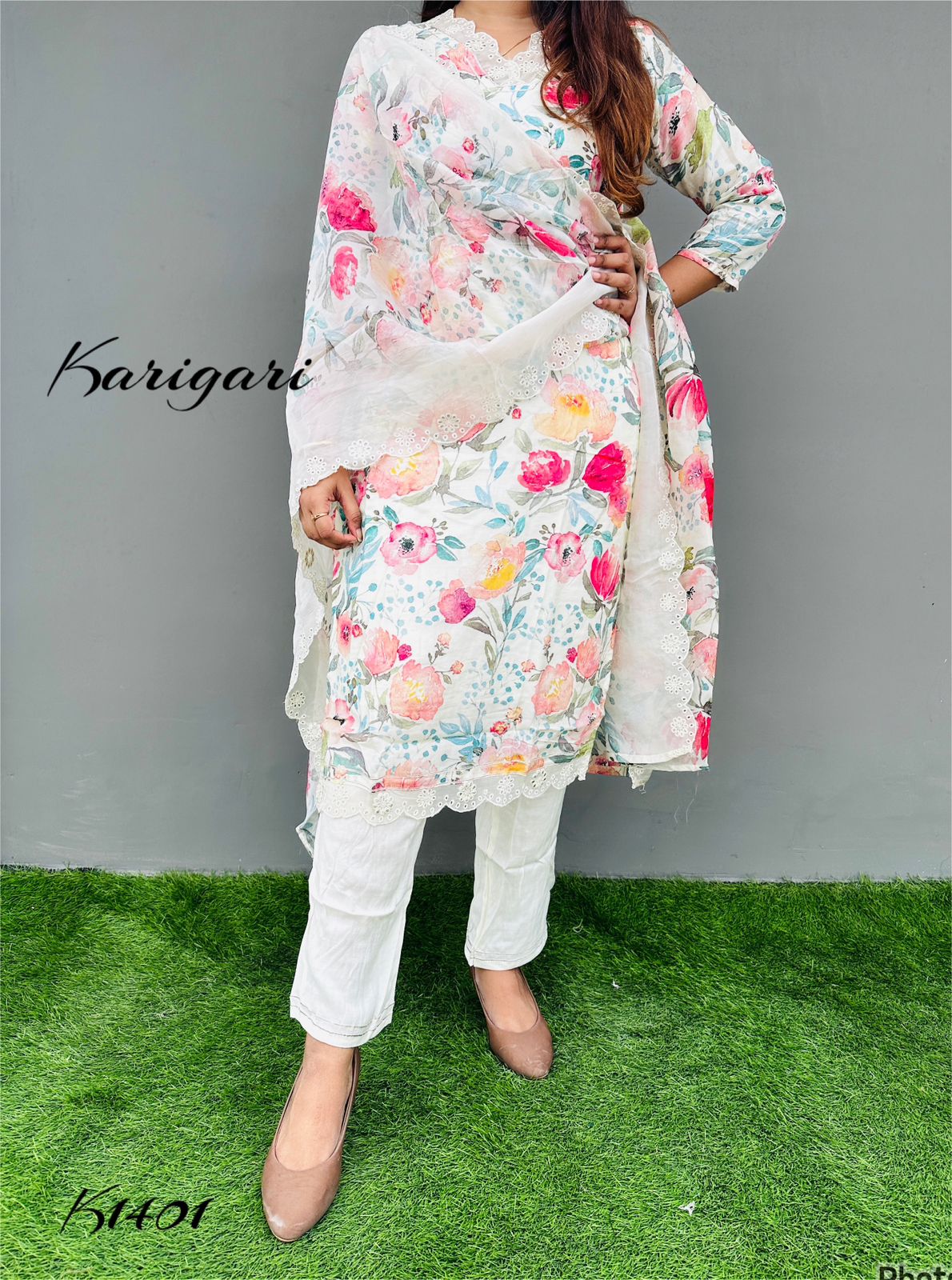 karigari by DKH k1401  Premium butter maslin silk