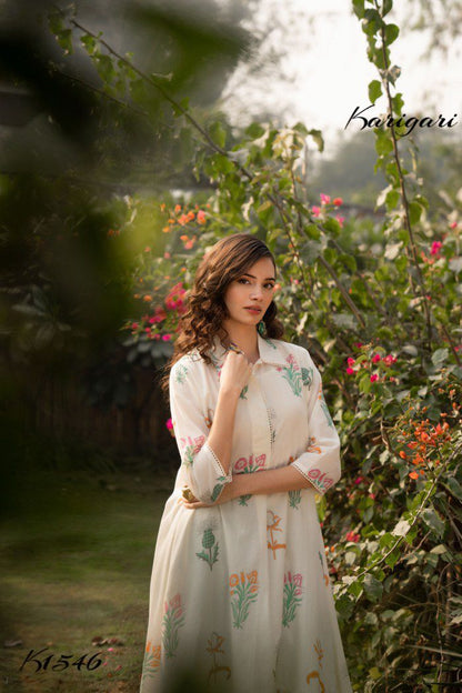 karigari by DKH k1546  Premium cotton 2 pc set