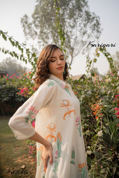 karigari by DKH k1546  Premium cotton 2 pc set