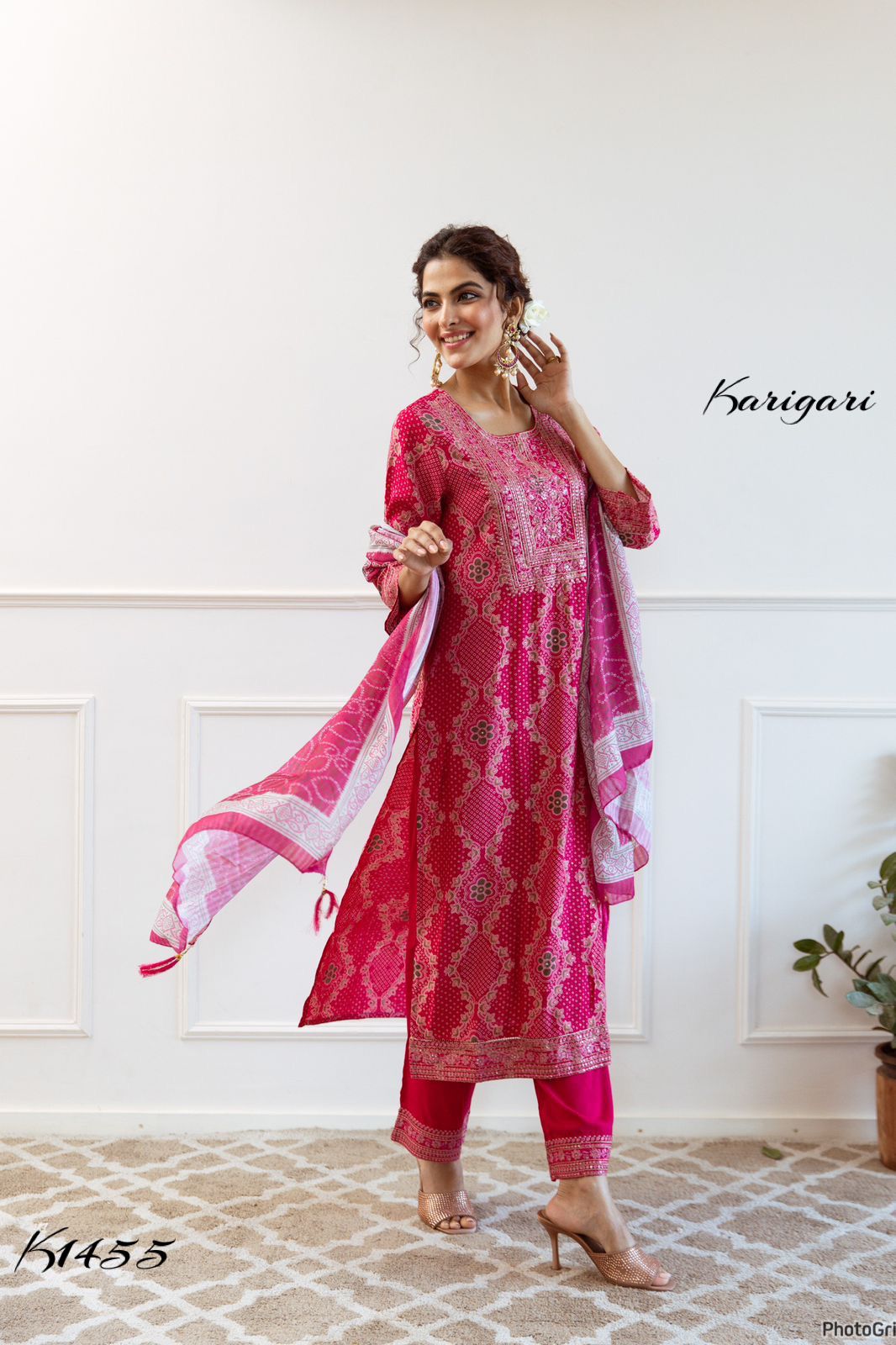 karigari by DKH k1455 Premium modal muslin 3 pc