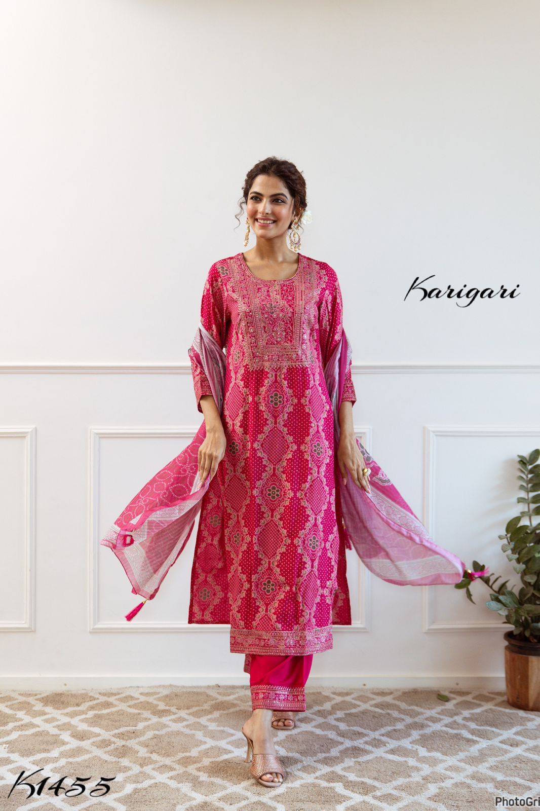 karigari by DKH k1455 Premium modal muslin 3 pc