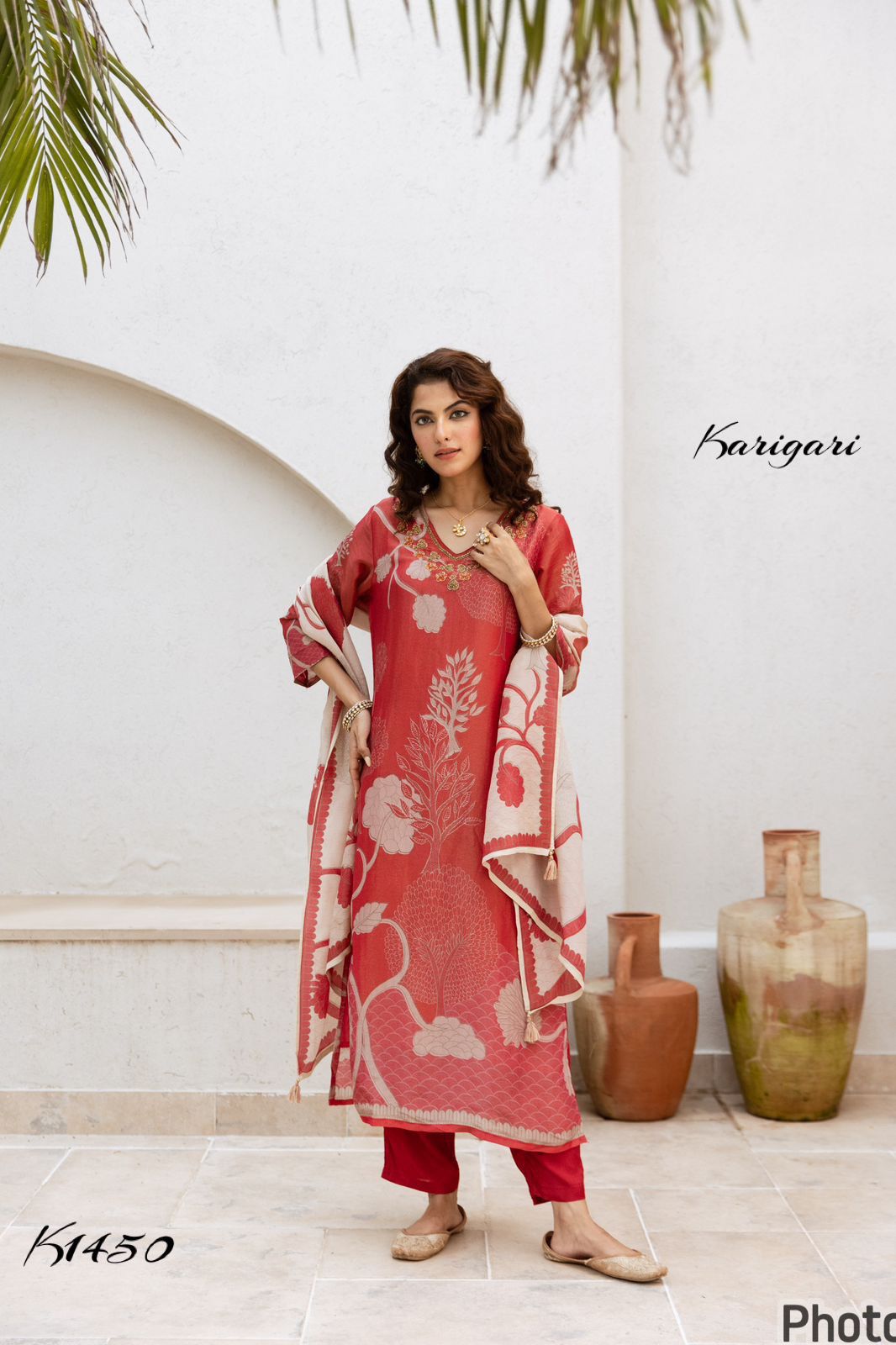 karigari by DKH k1450 Premium tissue shimmer 3 pc