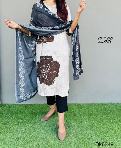 DKH Dk6349  Premium rayon 3 pc suit set