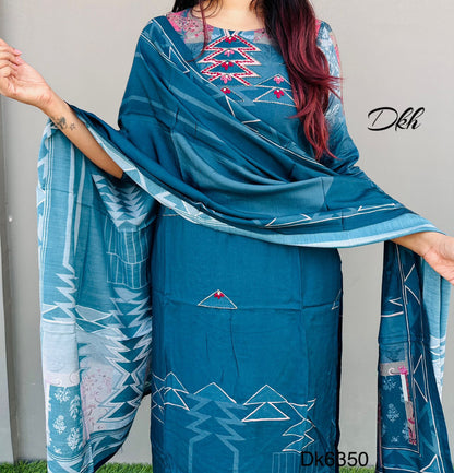 DKH Dk6350  Premium maslin 3 pc suit set