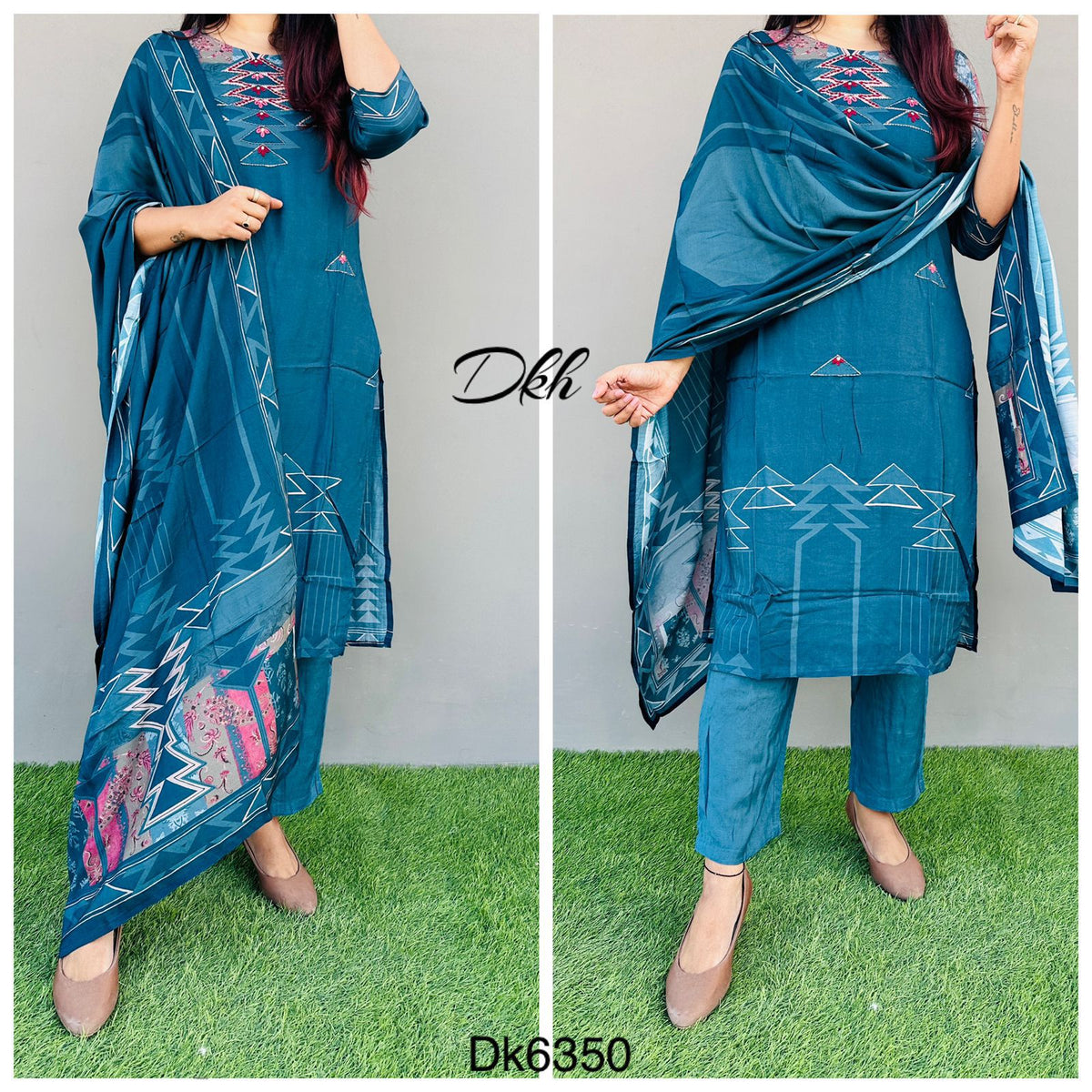 DKH Dk6350  Premium maslin 3 pc suit set