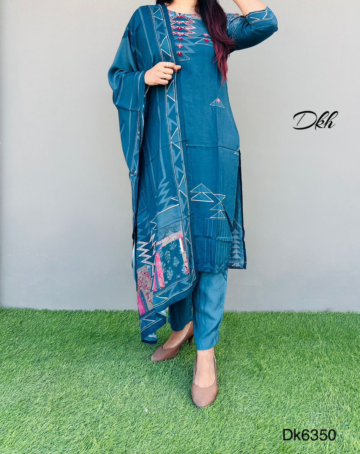 DKH Dk6350  Premium maslin 3 pc suit set