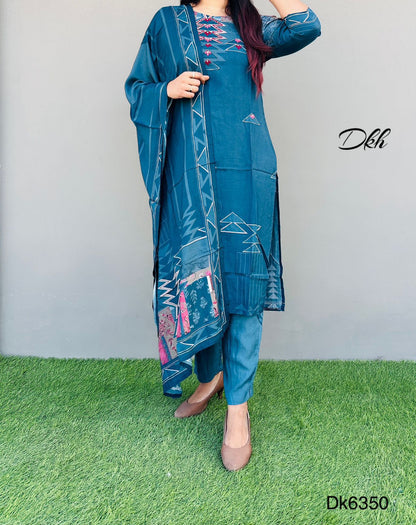 DKH Dk6350  Premium maslin 3 pc suit set