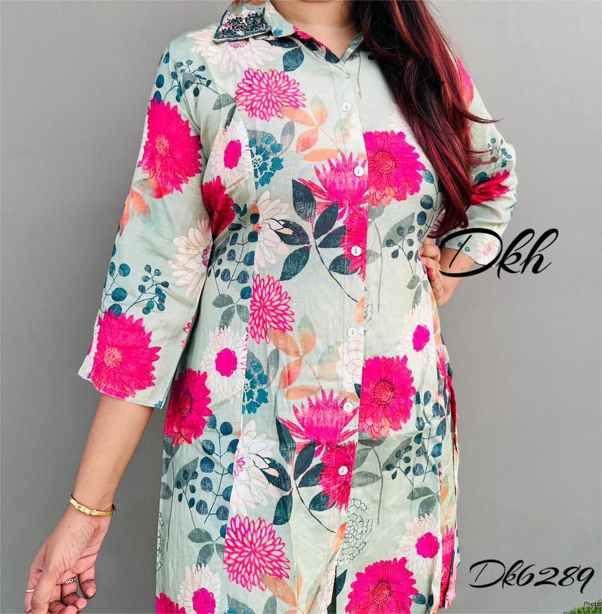 Dkh Dk6289  Premium pure maslin printed coord sets